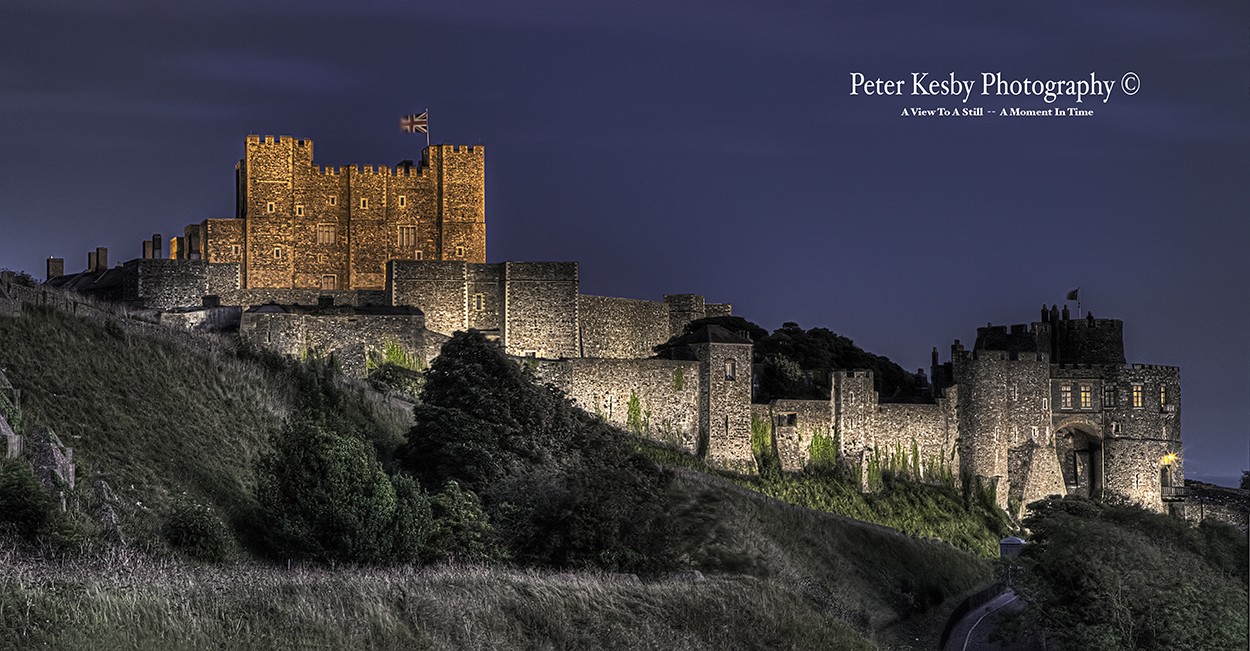 AA002 Dover Castle Fllodlit Night